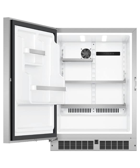 DCS - 24 Inch 5.3 cu. ft Mini Fridge Refrigerator in Stainless - RF24LE4