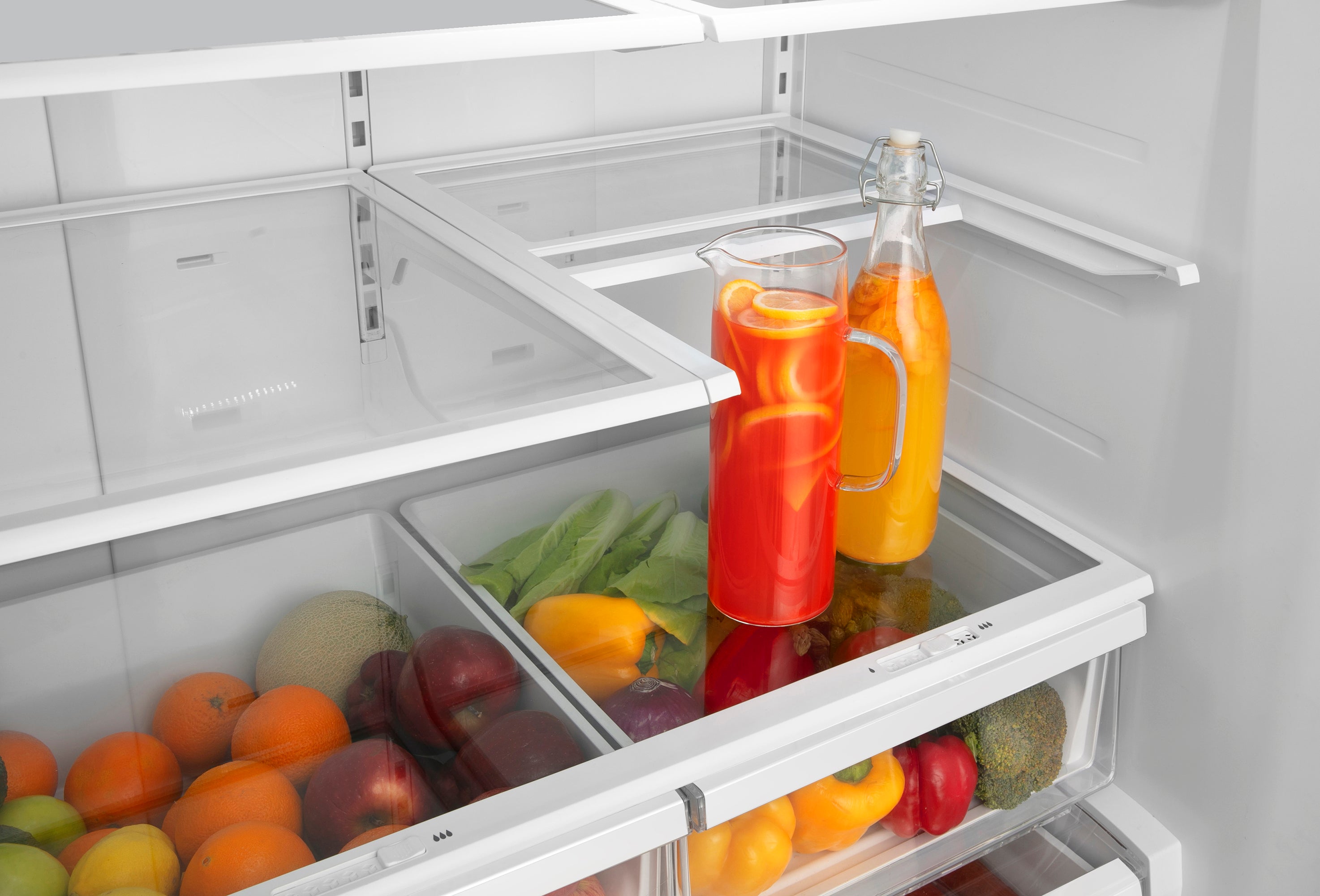 Hisense - 35.98 Inch 26.6 cu. ft French Door Refrigerator in Stainless - RF27A3FSE