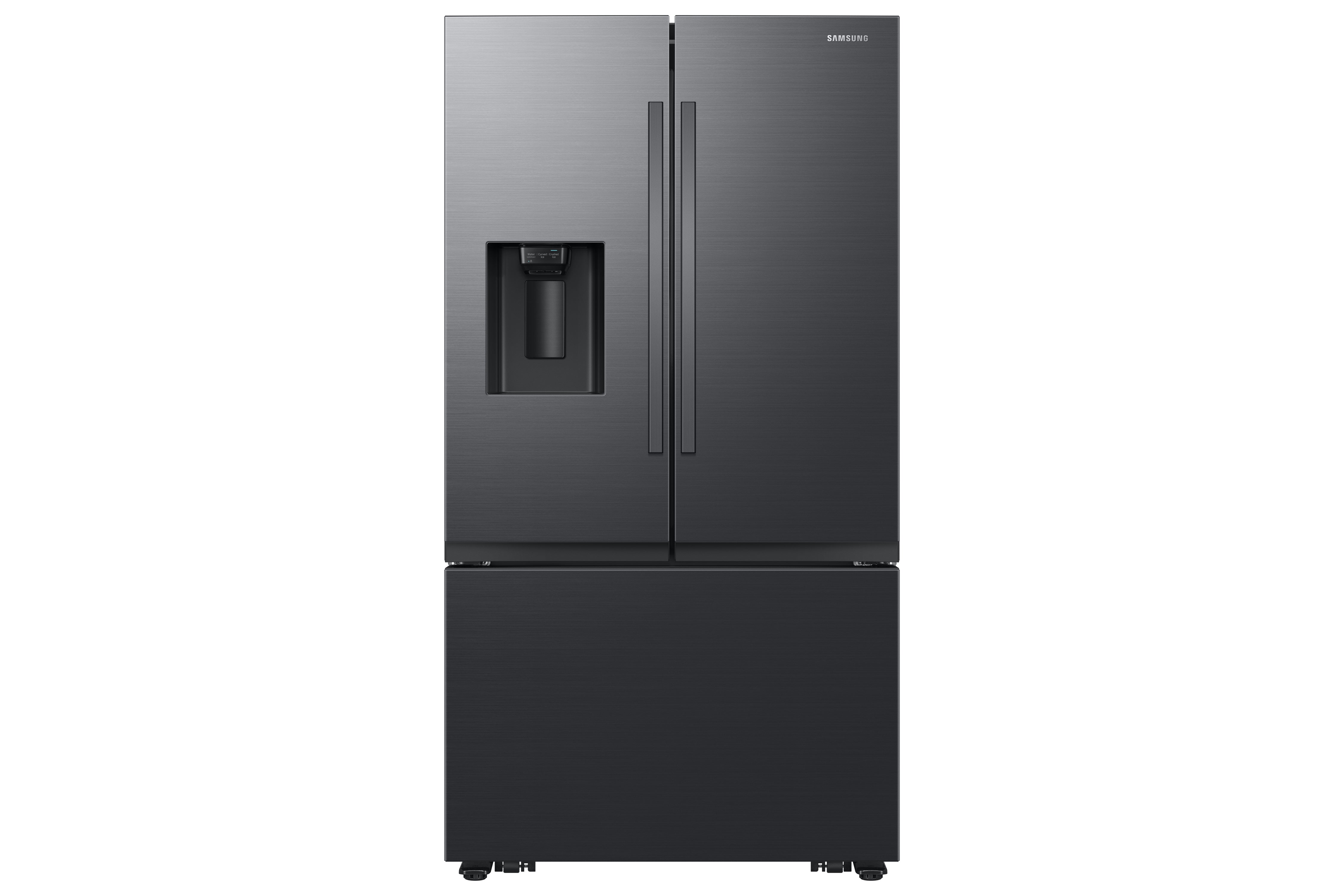 Samsung - 35.8 Inch 30.5 cu. ft French Door Refrigerator in Matte Black - RF32CG5400MTAA