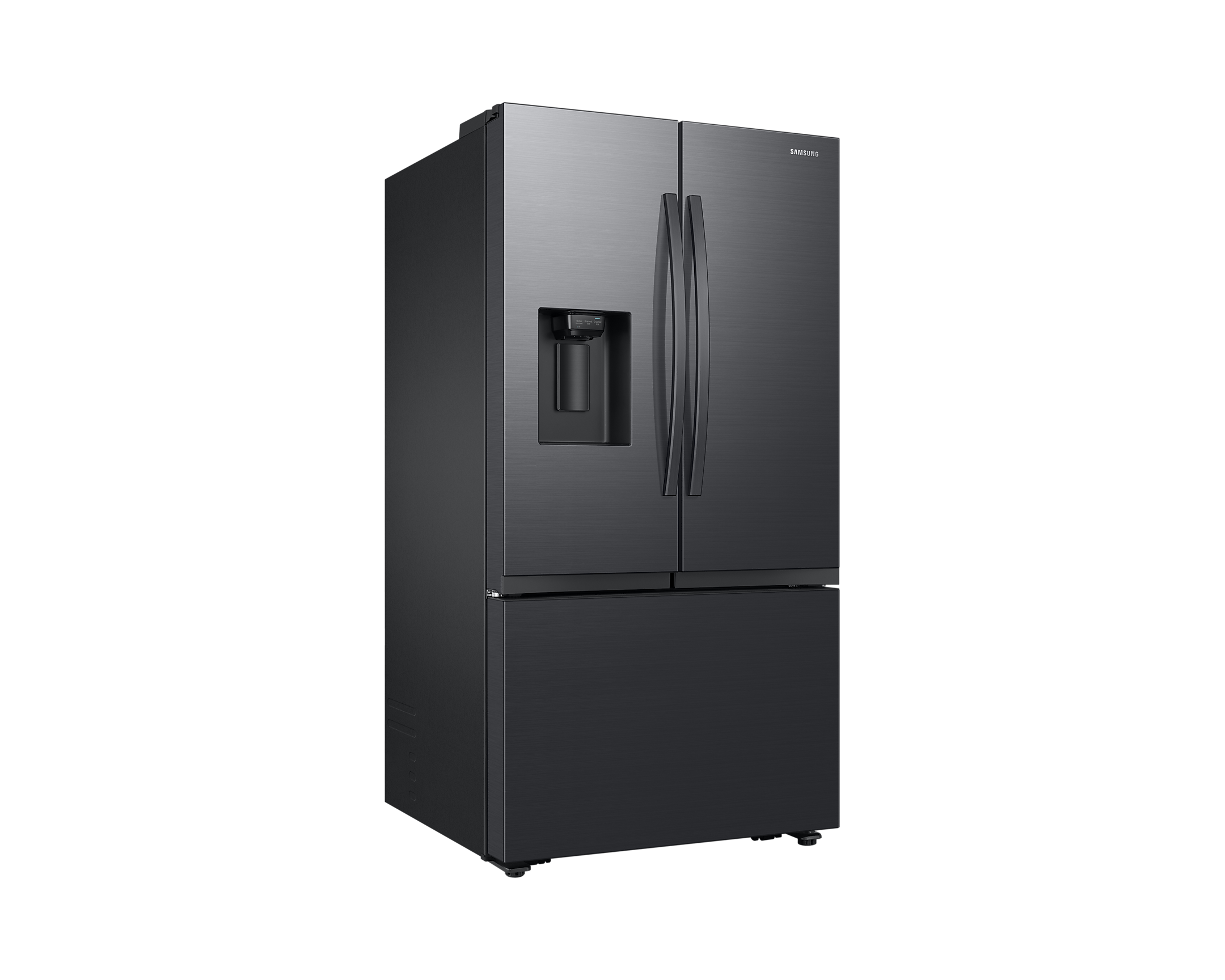Samsung - 35.8 Inch 30.5 cu. ft French Door Refrigerator in Matte Black - RF32CG5400MTAA