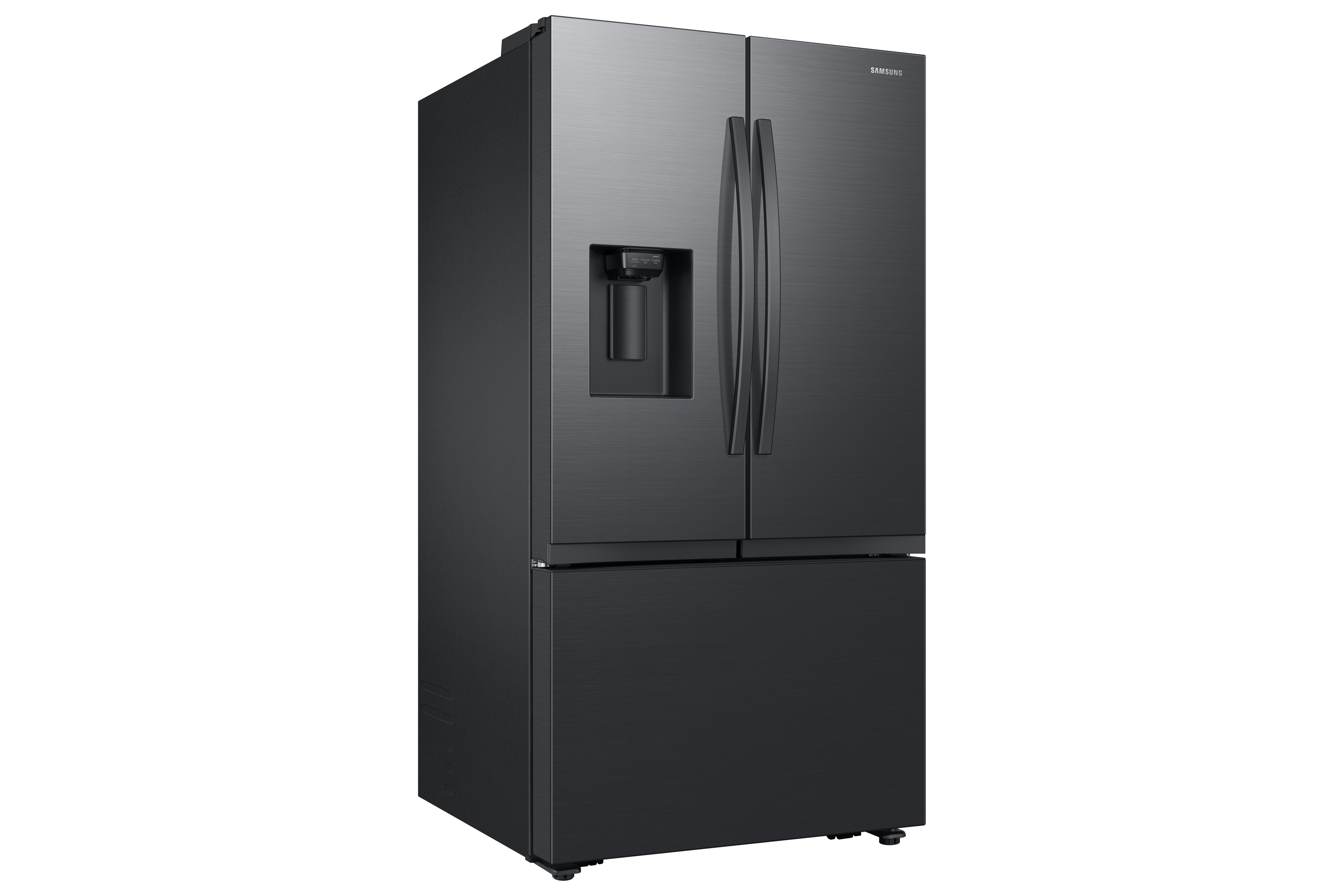 Samsung - 35.8 Inch 30.5 cu. ft French Door Refrigerator in Matte Black - RF32CG5400MTAA