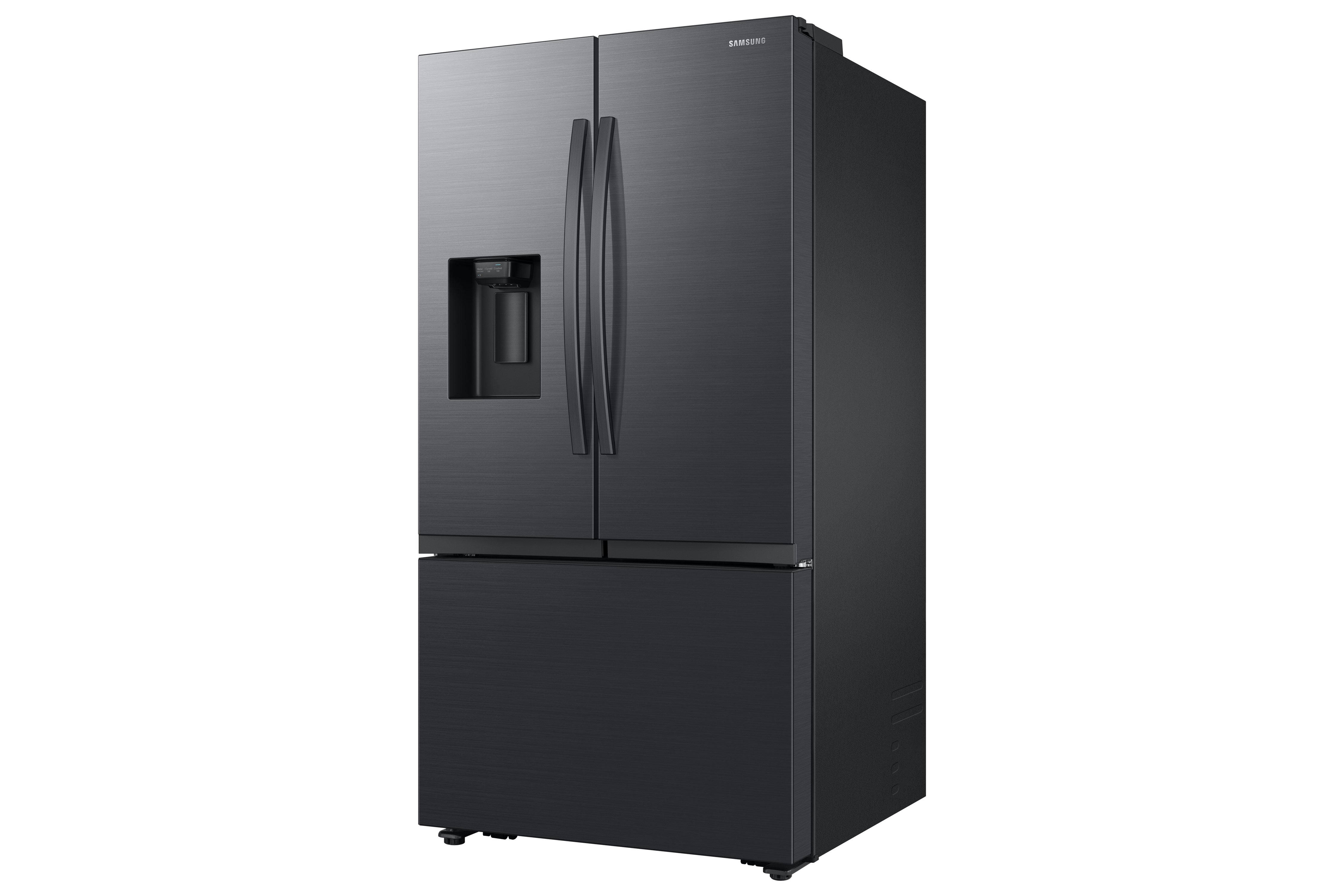 Samsung - 35.8 Inch 30.5 cu. ft French Door Refrigerator in Matte Black - RF32CG5400MTAA