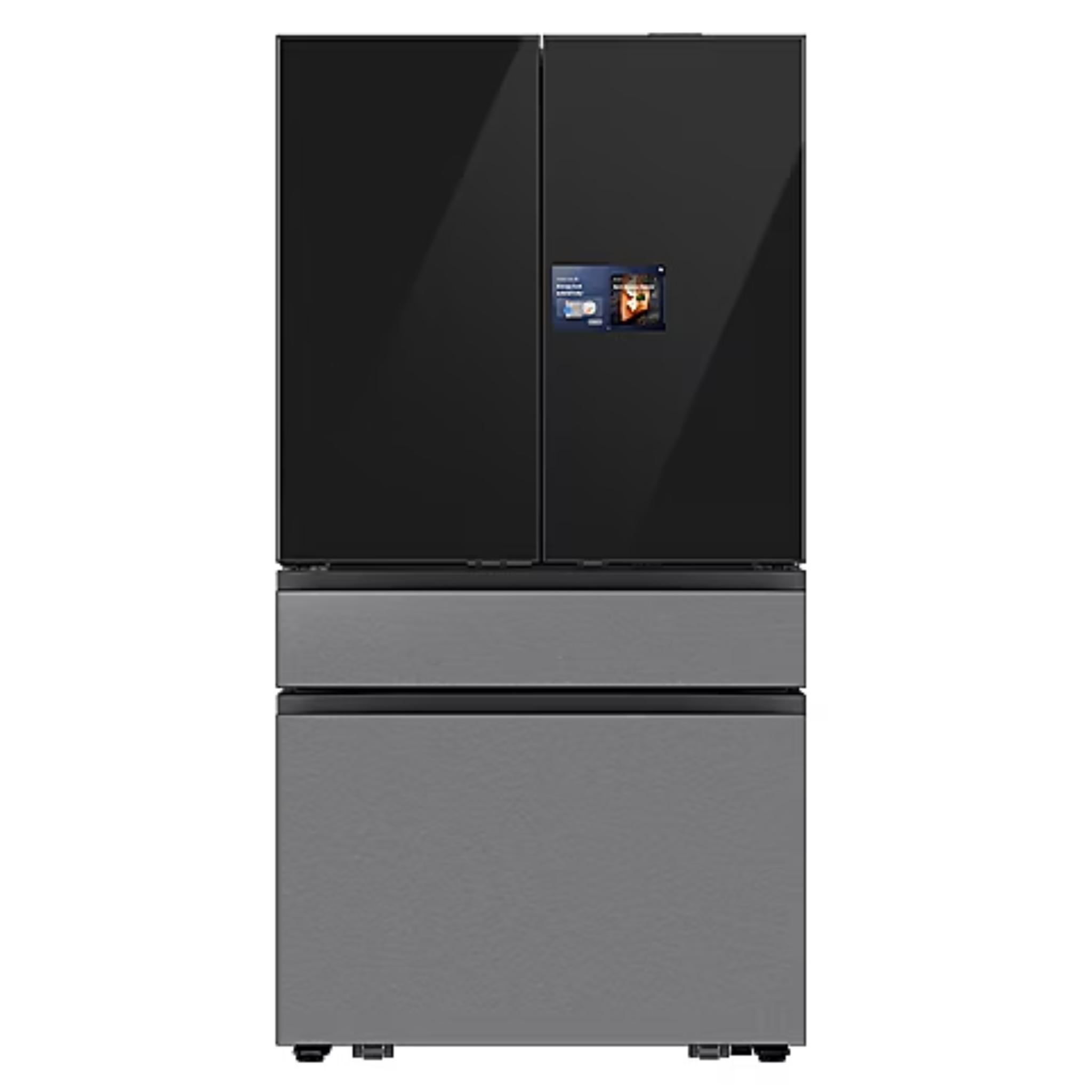 Samsung - 35.75 Inch 23 cu. ft French Door Refrigerator in Stainless - RF90F23BECRAA