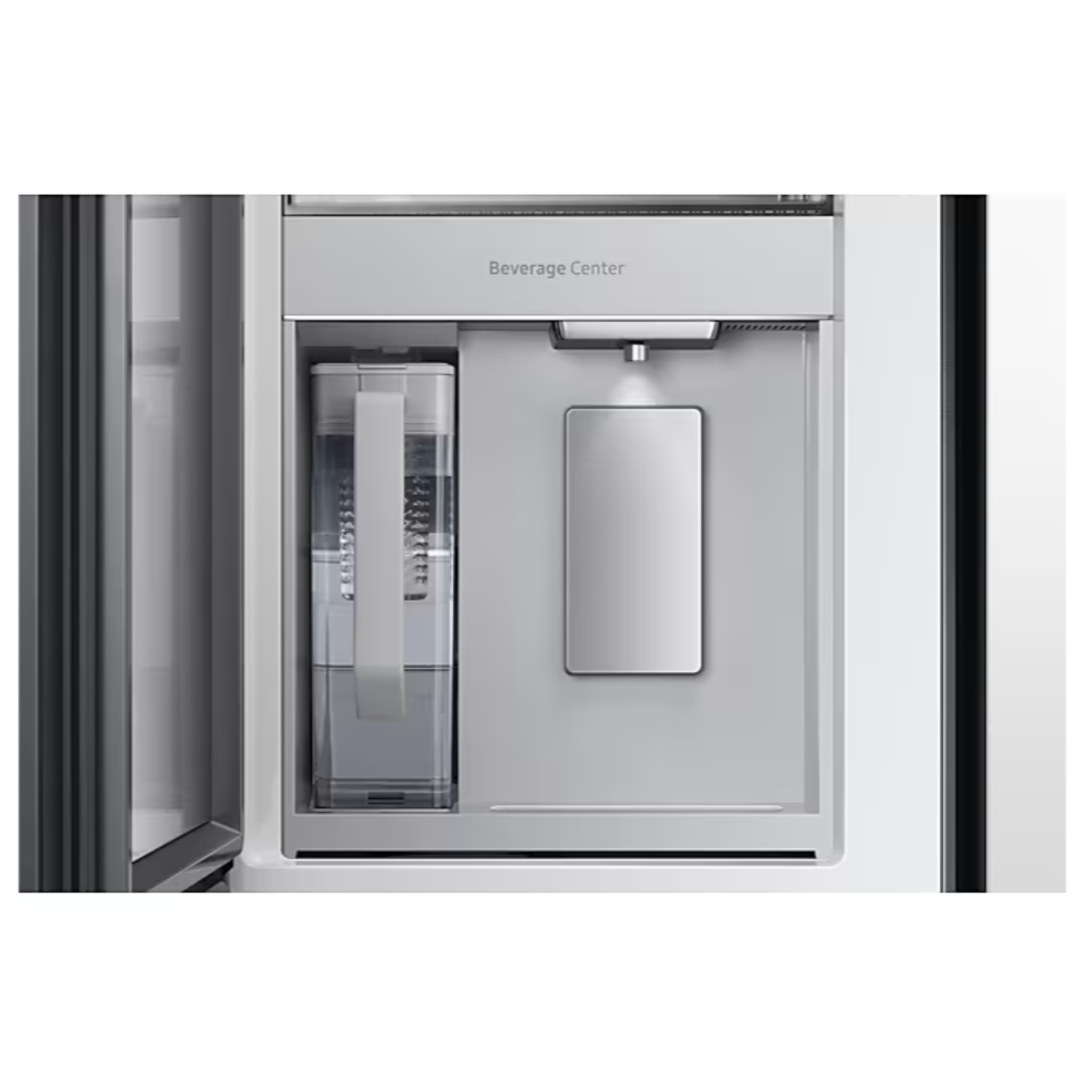 Samsung - 35.75 Inch 23 cu. ft French Door Refrigerator in Stainless - RF90F23BECRAA