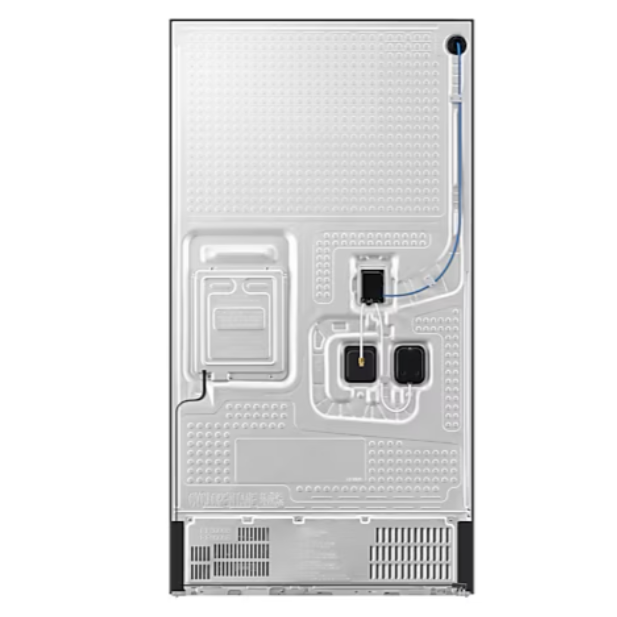 Samsung - 35.75 Inch 23 cu. ft French Door Refrigerator in Stainless - RF90F23BECRAA