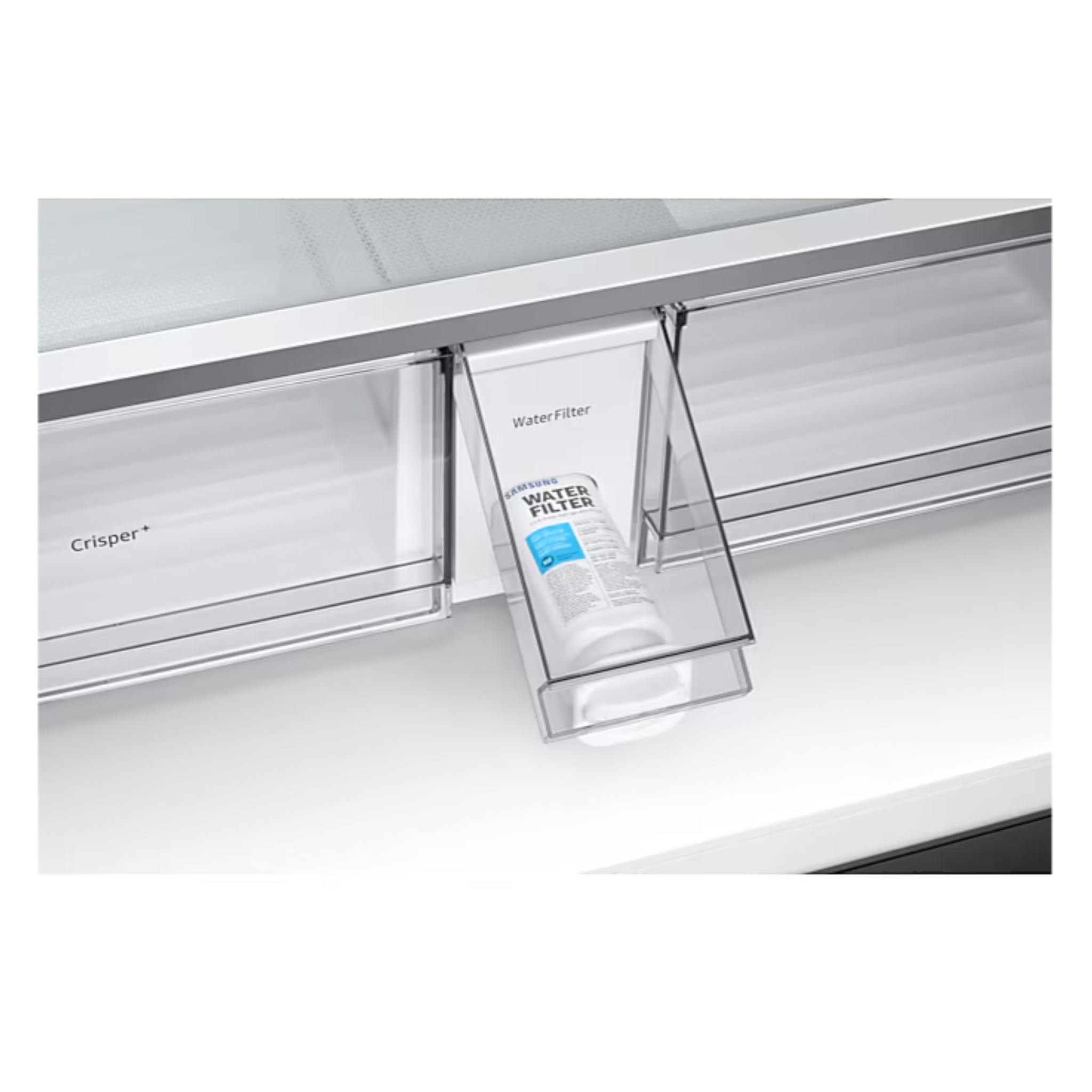 Samsung - 35.75 Inch 23 cu. ft French Door Refrigerator in Stainless - RF90F23BECRAA