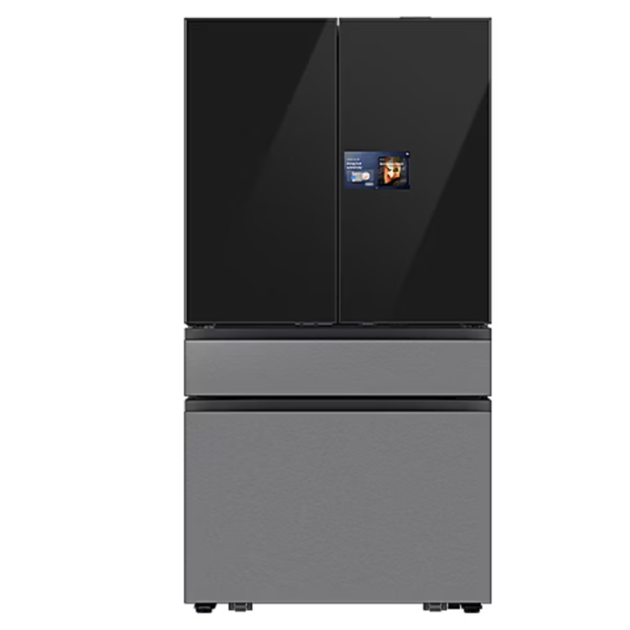 Samsung - 35.75 Inch 28.6 cu. ft French Door Refrigerator in Stainless - RF90F29BECRAA