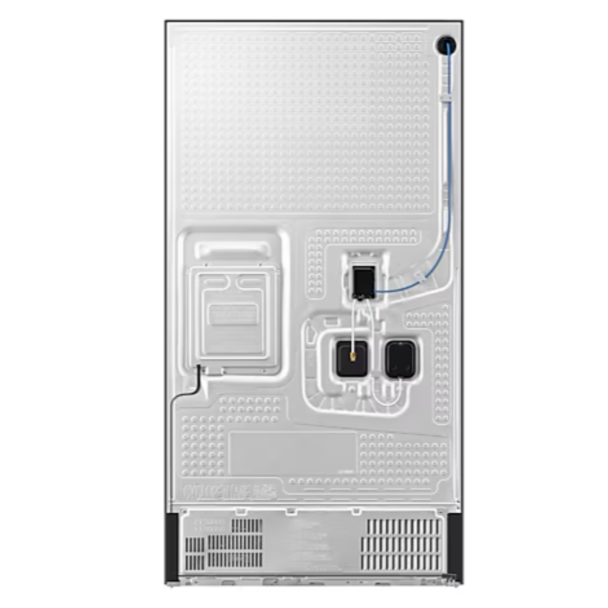 Samsung - 35.75 Inch 28.6 cu. ft French Door Refrigerator in Stainless - RF90F29BECRAA