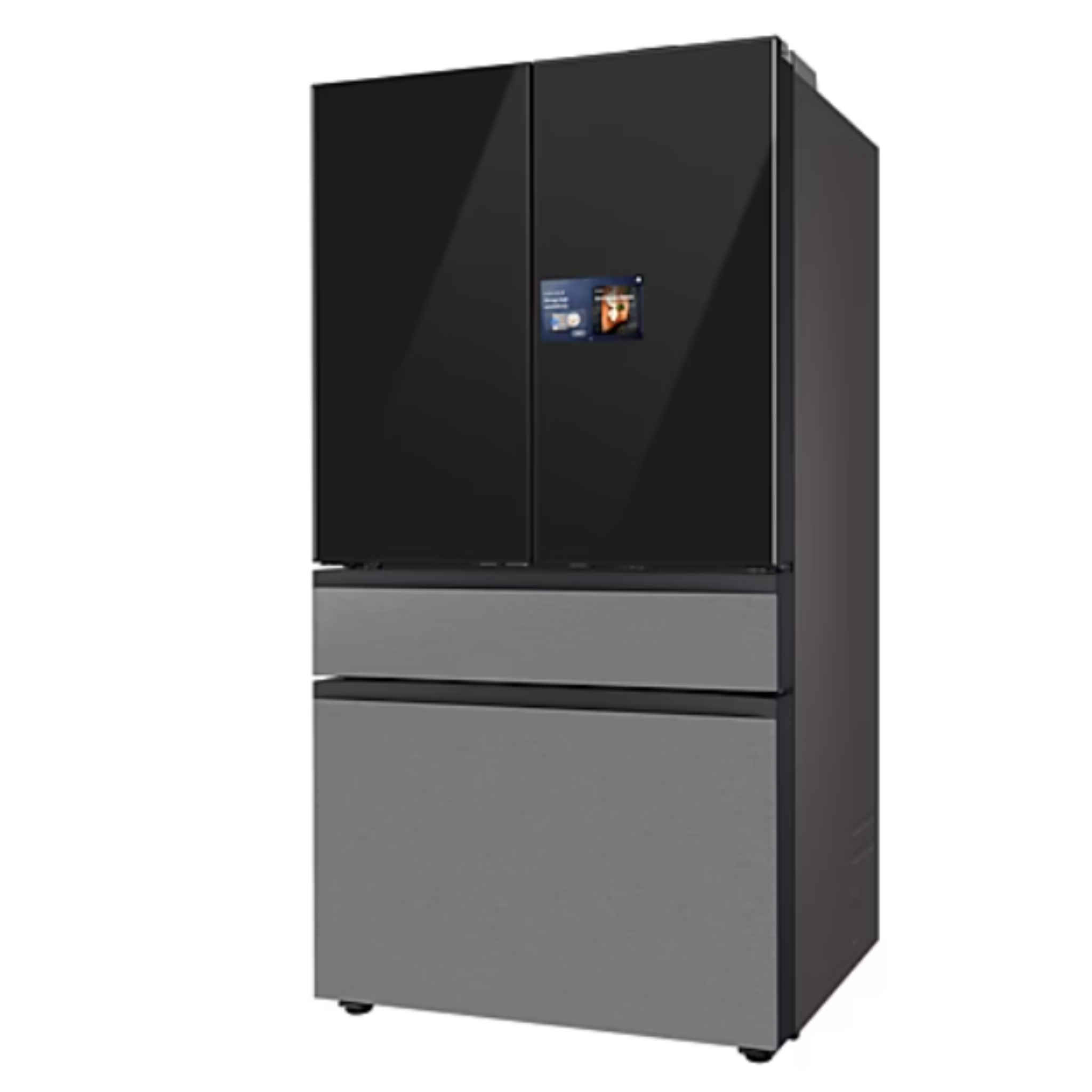 Samsung - 35.75 Inch 28.6 cu. ft French Door Refrigerator in Stainless - RF90F29BECRAA