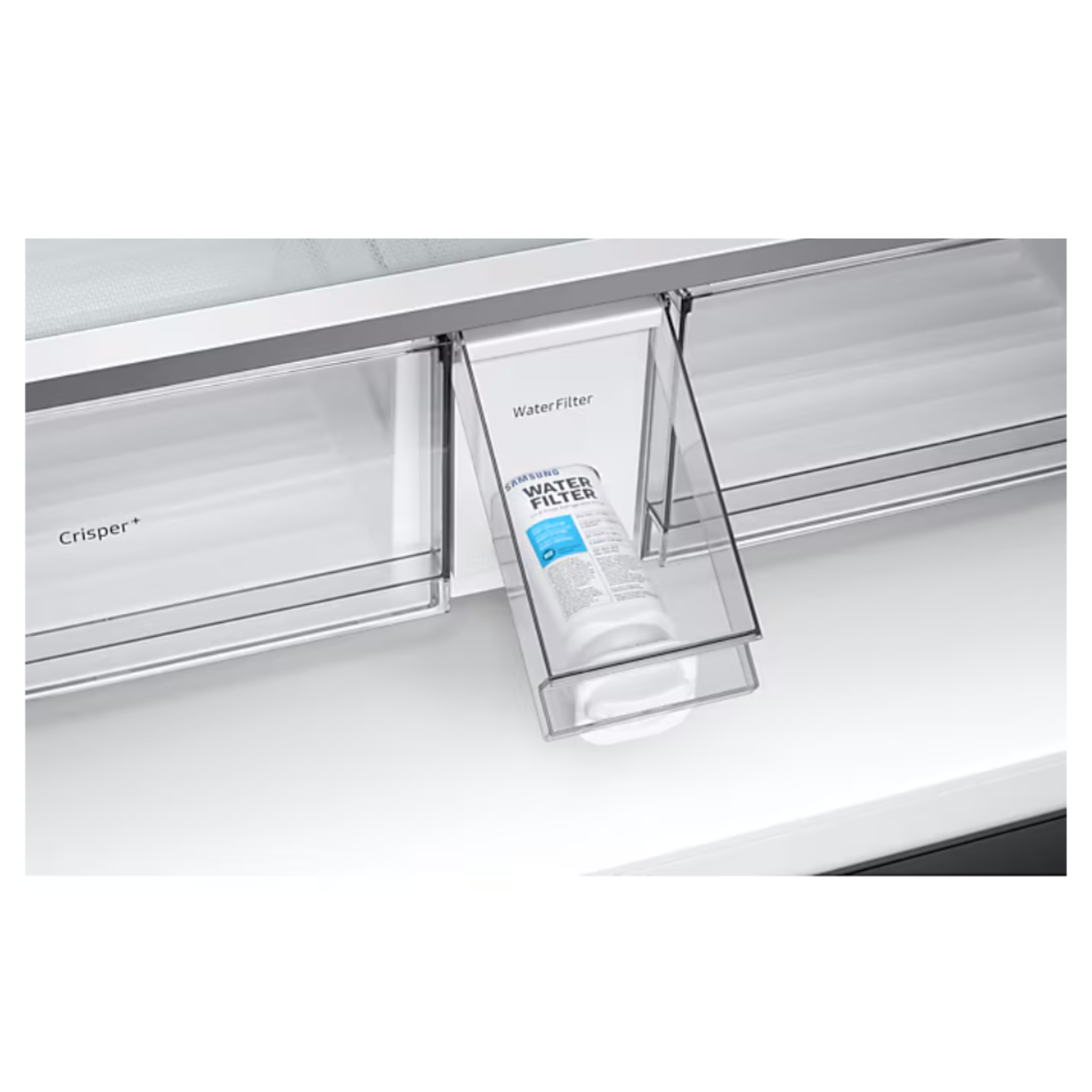 Samsung - 35.75 Inch 28.6 cu. ft French Door Refrigerator in Stainless - RF90F29BECRAA