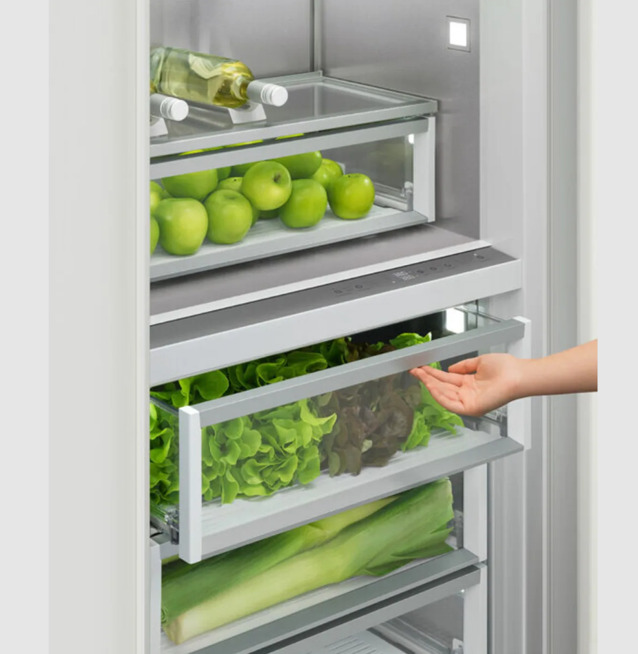 Fisher & Paykel - 30 Inch 16.3 cu. ft Built In / Integrated Refrigerator in Panel Ready - RS3084SRHE1