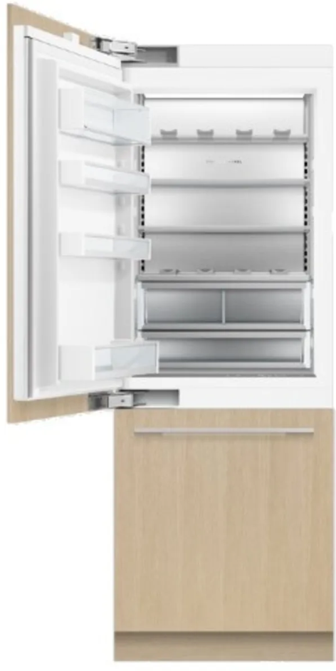 Fisher & Paykel - 30 Inch 15.9 cu. ft Bottom Mount Refrigerator in Panel Ready - RS3084WLUE1