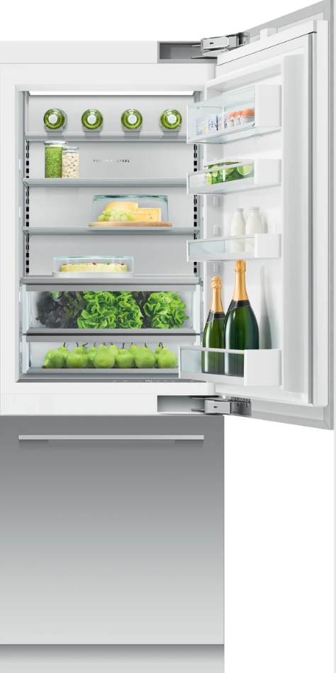 Fisher & Paykel - 30 Inch 15.9 cu. ft Bottom Mount Refrigerator in Panel Ready - RS3084WRUE1