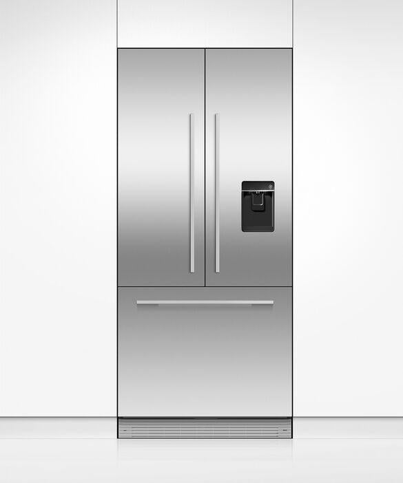 Fisher Paykel - 32 Inch 14.7 cu. ft Built In / Integrated French Door Refrigerator in Stainless - RS32A72U1