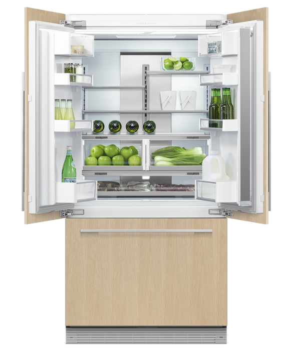 Fisher & Paykel - 36 Inch 16.8 cu. ft French Door Refrigerator in Panel Ready (Open Box) - RS36A72J1 N