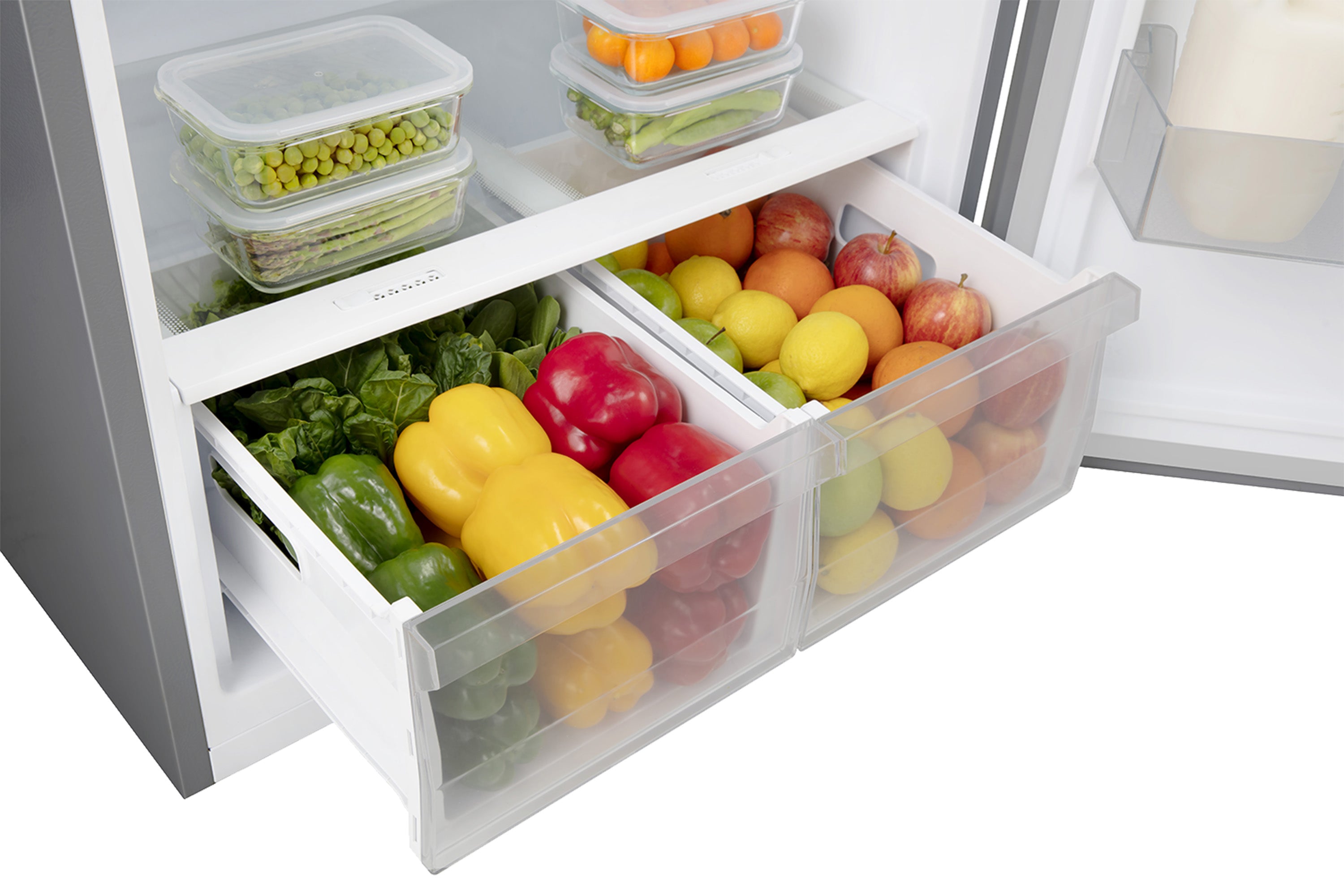 Hisense - 29.7 Inch 18 cu. ft Top Mount Refrigerator in Silver - RT18A2FSD