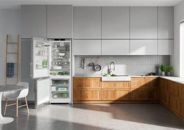 Liebherr - 30 Inch 16.8 cu. ft Bottom Mount Refrigerator in Stainless - SC7751