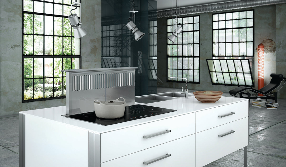 Faber - 36 Inch Scirocco Plus Downdraft Vent in Stainless - SCIR3614SSNB-B