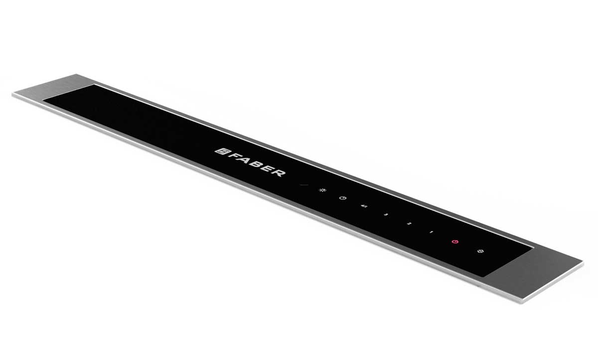 Faber - 36 Inch 600 CFM Scirocco Lux Downdraft Vent in Black - SCLX3615BKNB-B