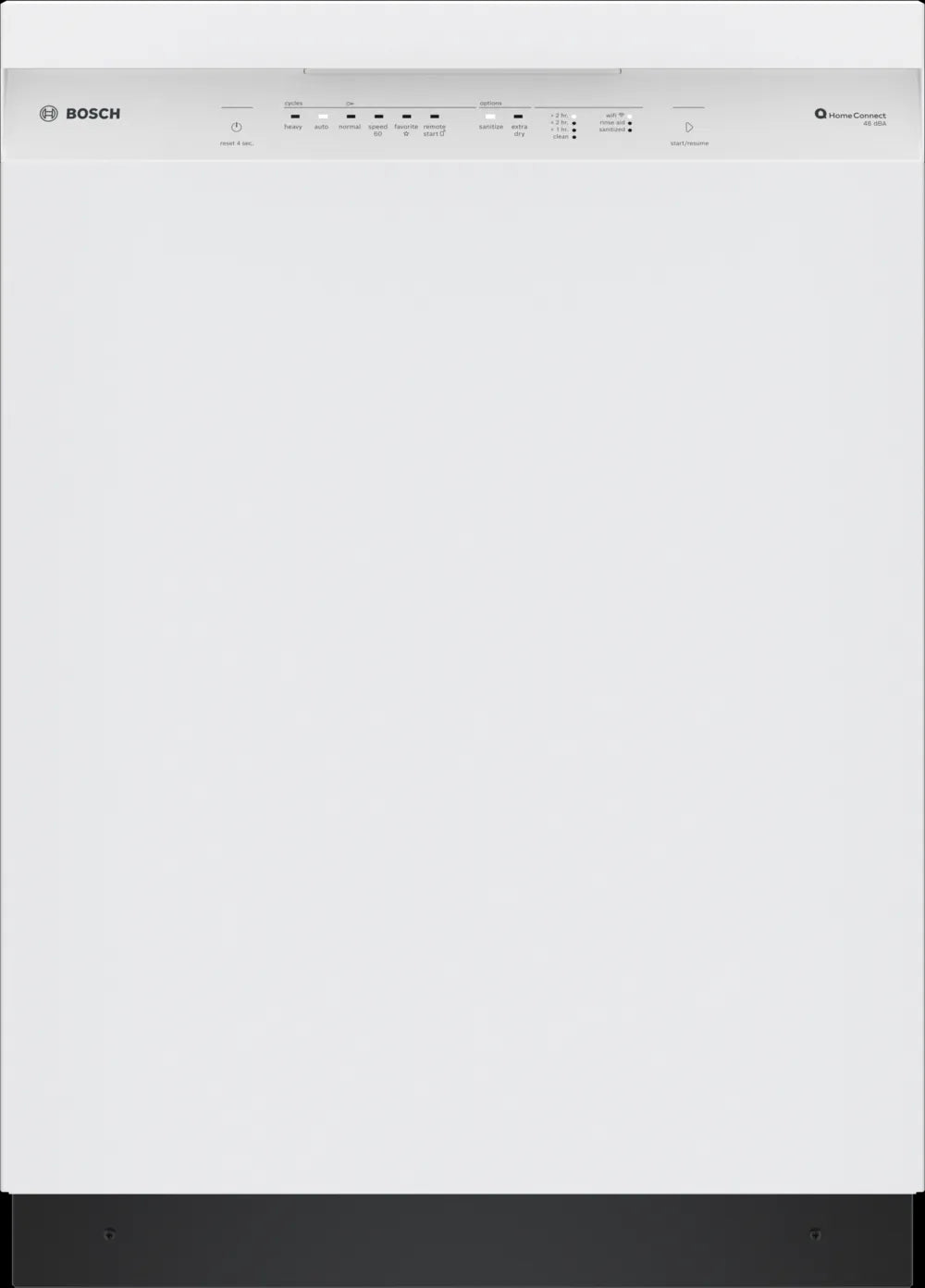 Bosch - 48 dBA Built In Dishwasher in White - SHE41CM2N