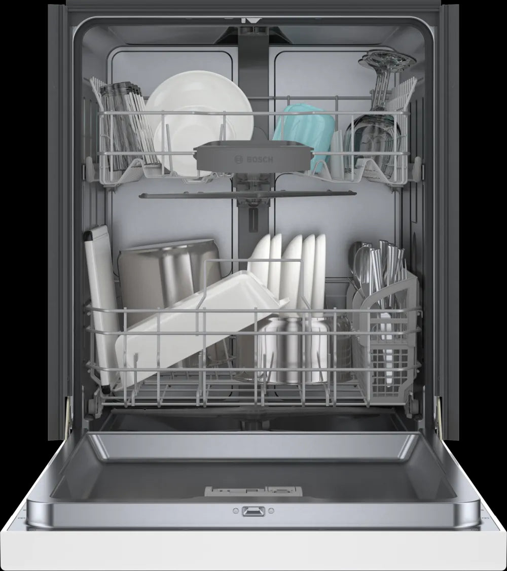 Bosch - 48 dBA Built In Dishwasher in White - SHE41CM2N