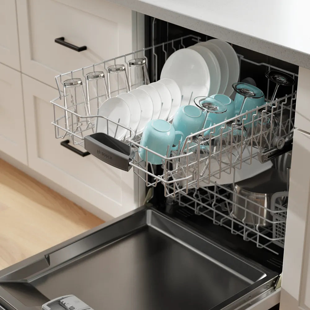 Bosch - 48 dBA Built In Dishwasher in White - SHE41CM2N