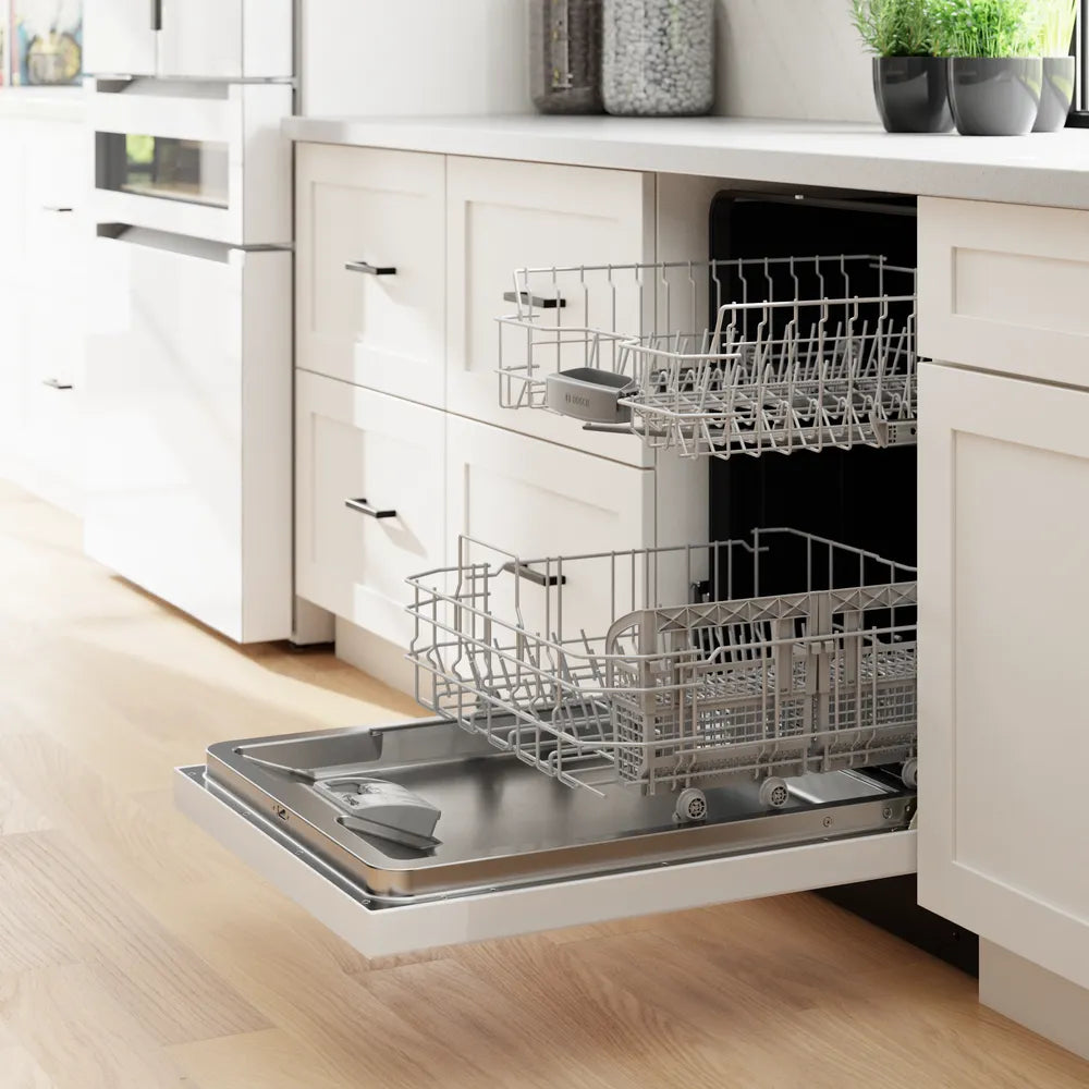 Bosch - 48 dBA Built In Dishwasher in White - SHE41CM2N