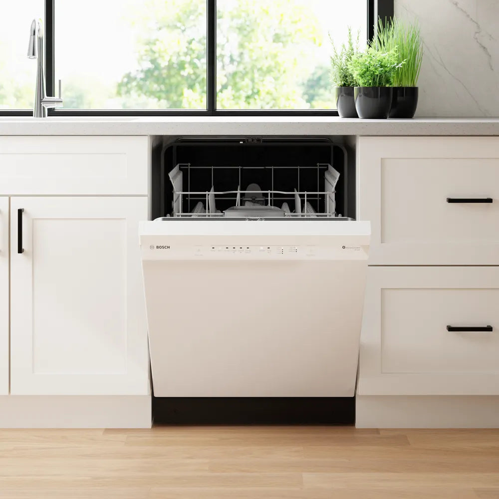 Bosch - 48 dBA Built In Dishwasher in White - SHE41CM2N