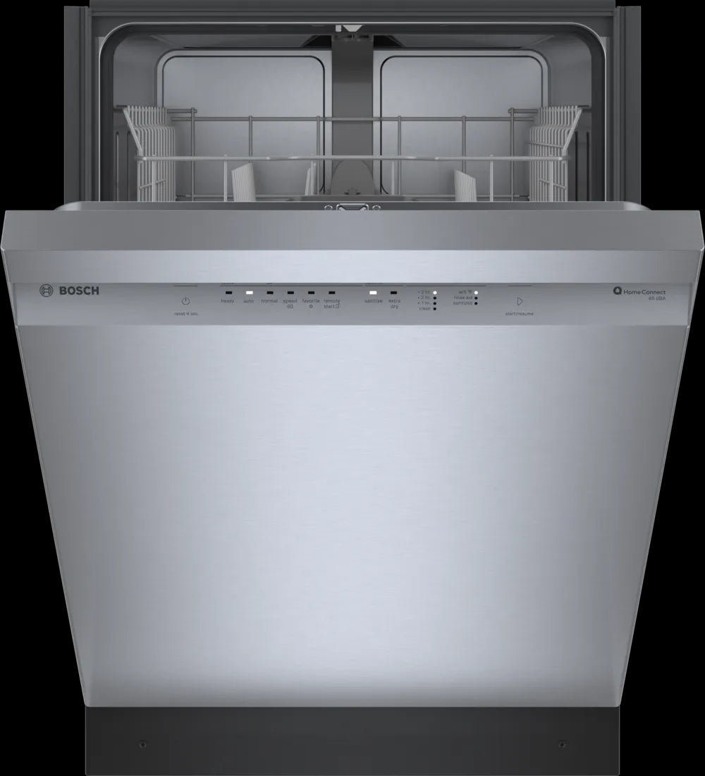 Bosch - 48 dBA Built In Dishwasher in Stainless - SHE41CM5N