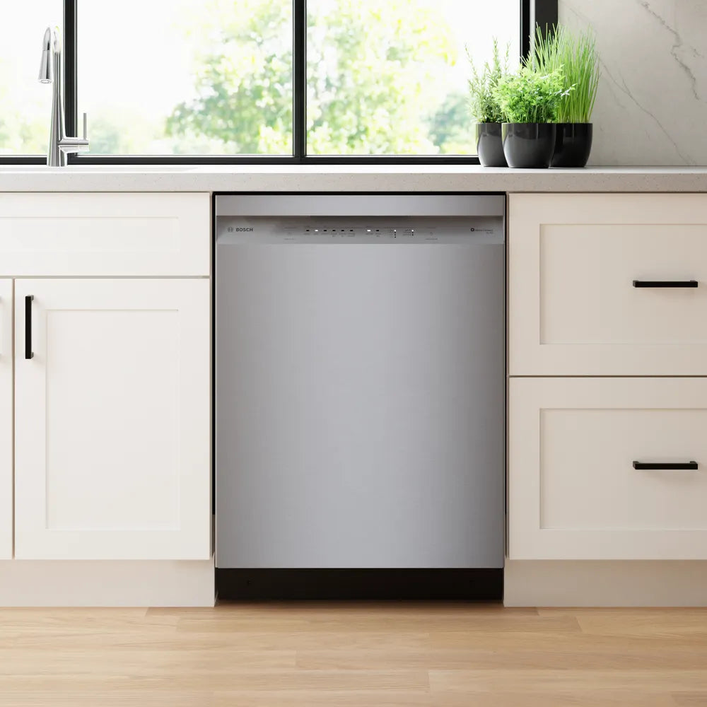 Bosch - 48 dBA Built In Dishwasher in Stainless - SHE41CM5N