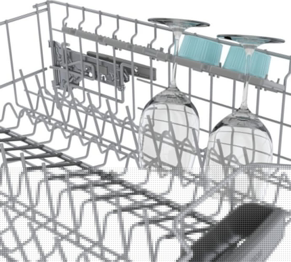 Bosch - 46 dBA Built In Dishwasher in Stainless - SHE53C85N