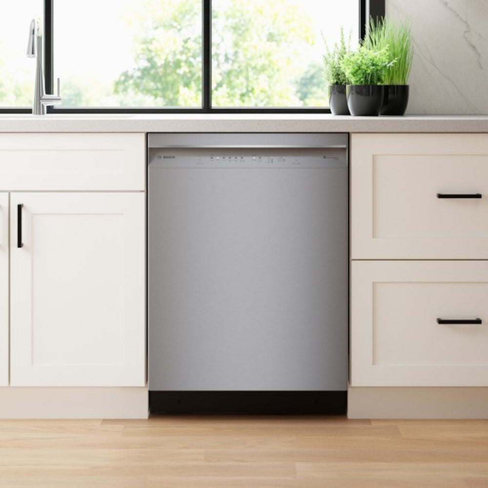 Bosch - 46 dBA Built In Dishwasher in Stainless - SHE53C85N