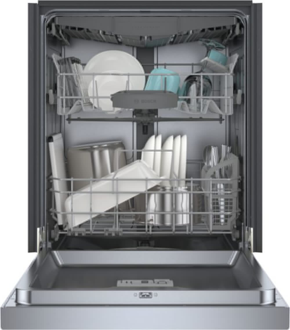 Bosch - 46 dBA Built In Dishwasher in Stainless - SHE53C85N