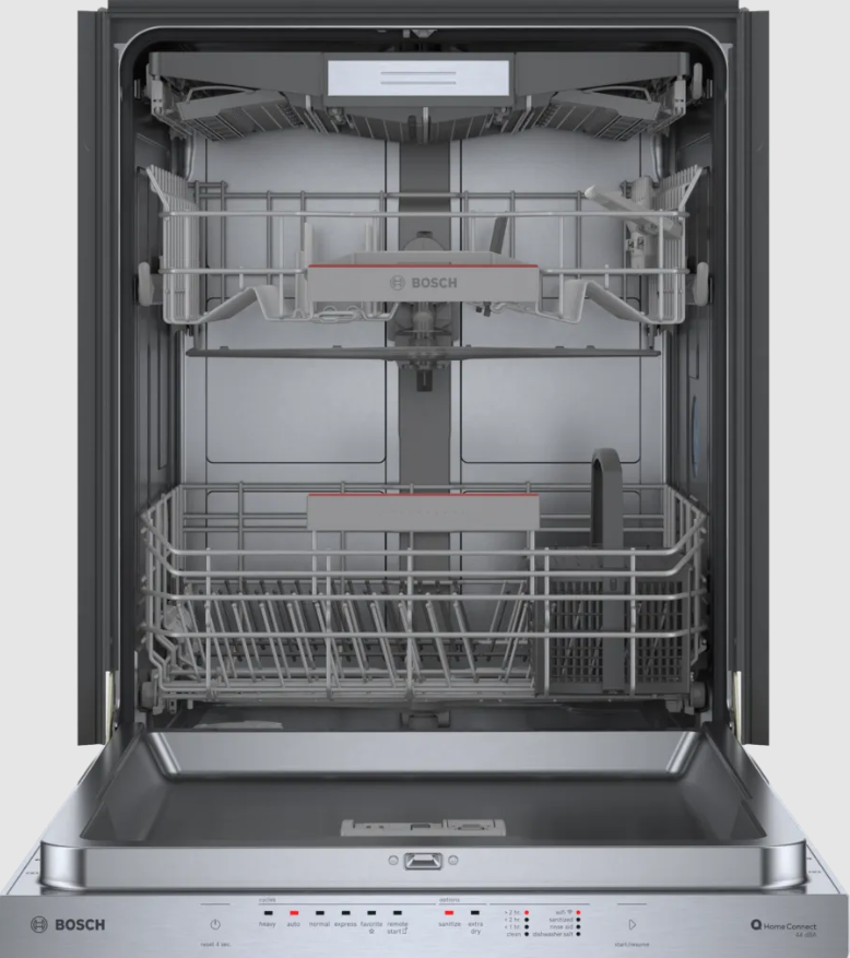 Bosch - 44 dBA Built In Dishwasher in Stainless - SHP65CC5UC