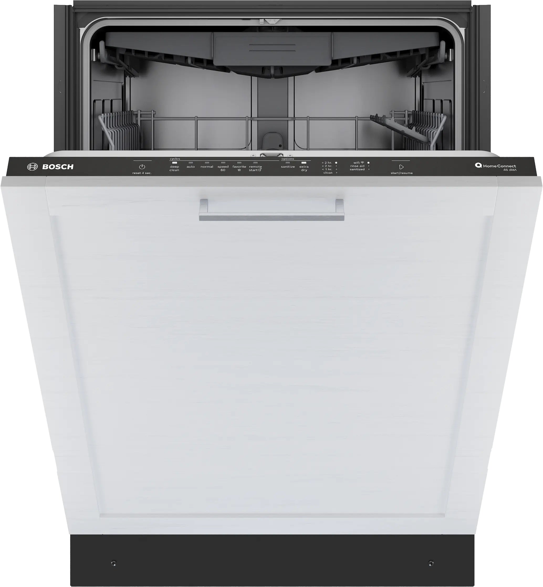 Bosch - 46 dBA Built In Dishwasher in Panel Ready - SHV53EM3N