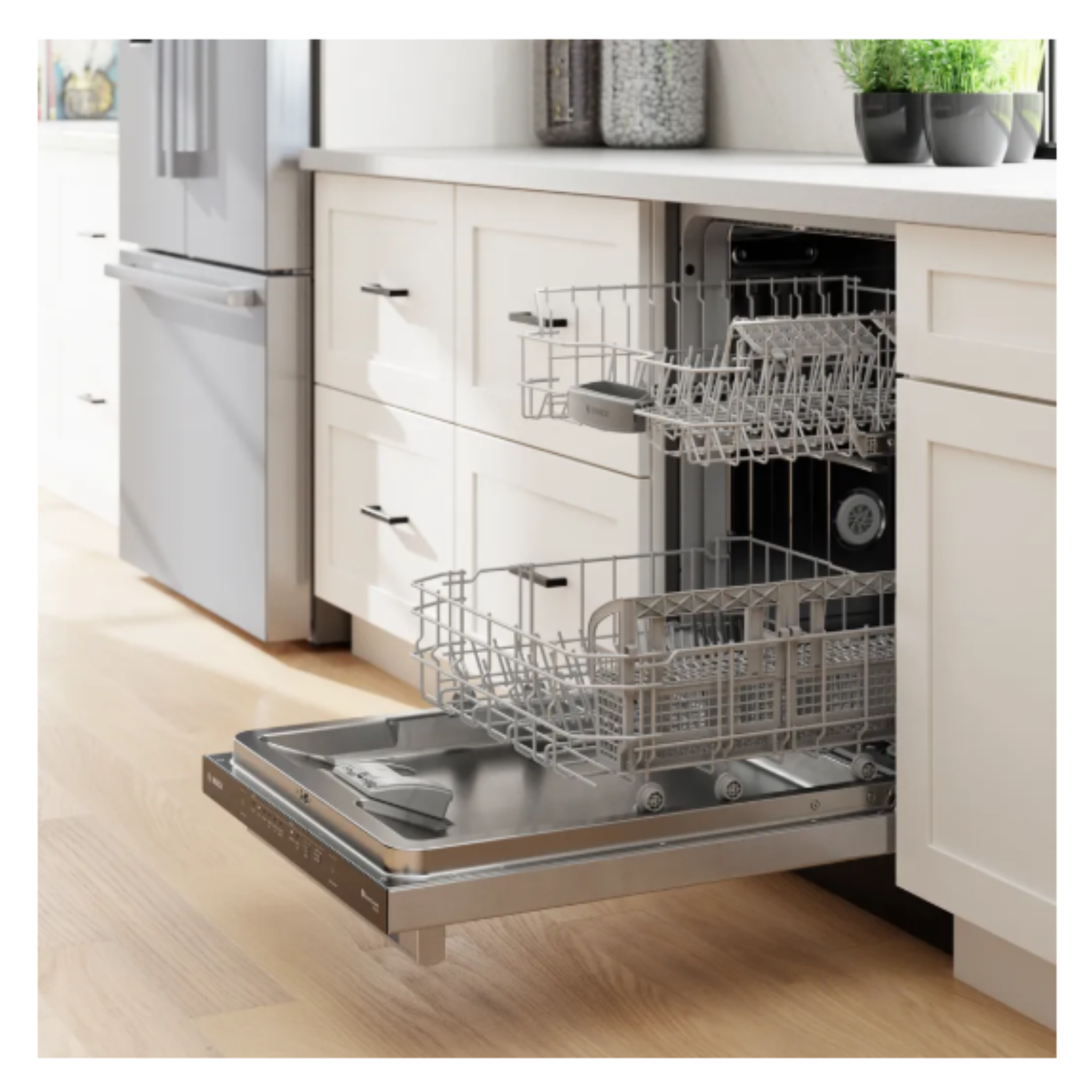 Bosch - 48 dBA Built In Dishwasher in Stainless - SHX4AEF5N