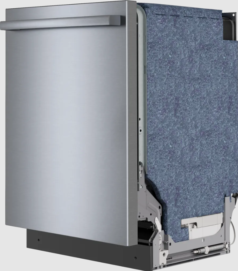 Bosch - 44 dBA Built In Dishwasher in Stainless - SHX65DM5N