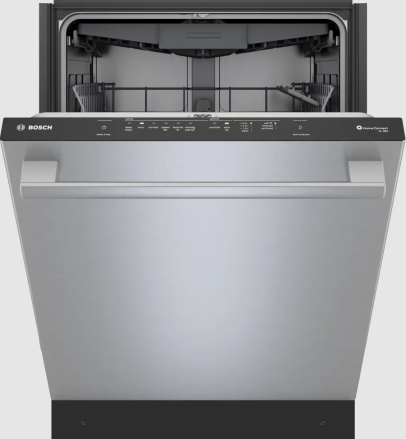 Bosch - 44 dBA Built In Dishwasher in Stainless - SHX65DM5N