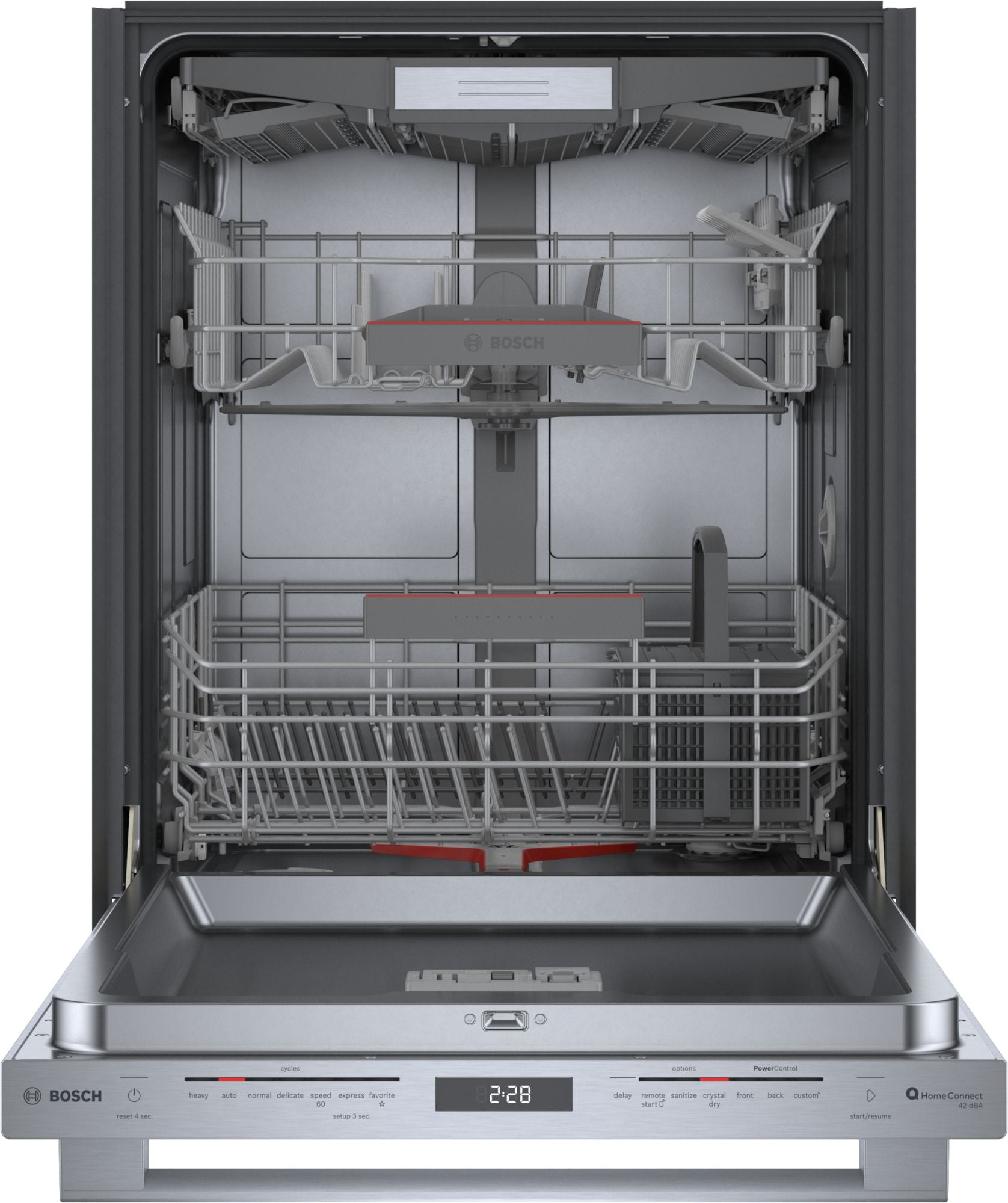 Bosch - 42 dBA Built In Dishwasher in Stainless - SHX78CC5UC