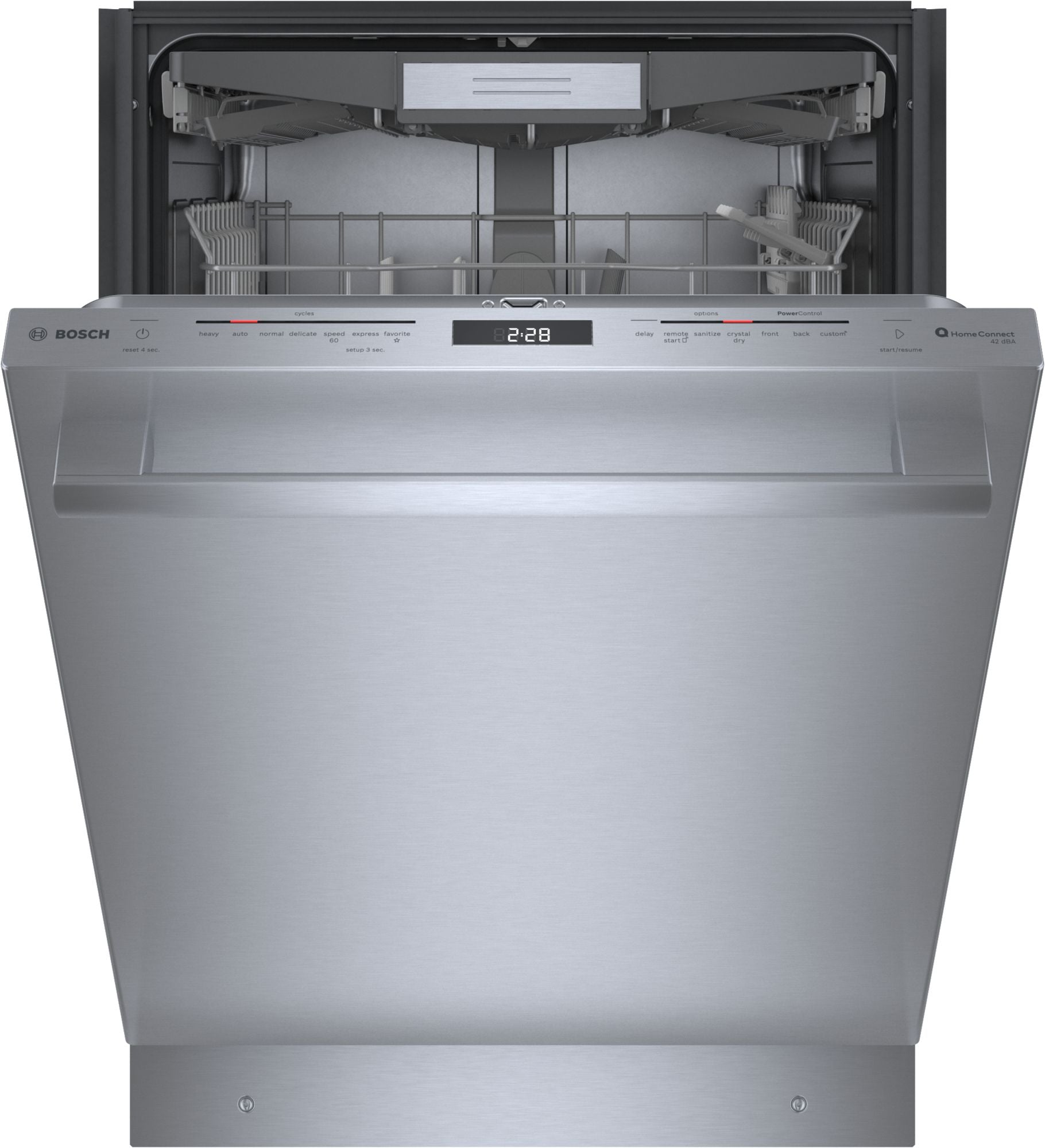 Bosch - 42 dBA Built In Dishwasher in Stainless - SHX78CC5UC