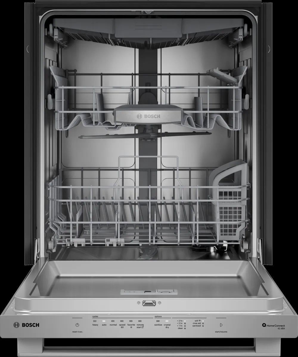 Bosch - 42 dBA Built In Dishwasher in Stainless - SHX78DM5N
