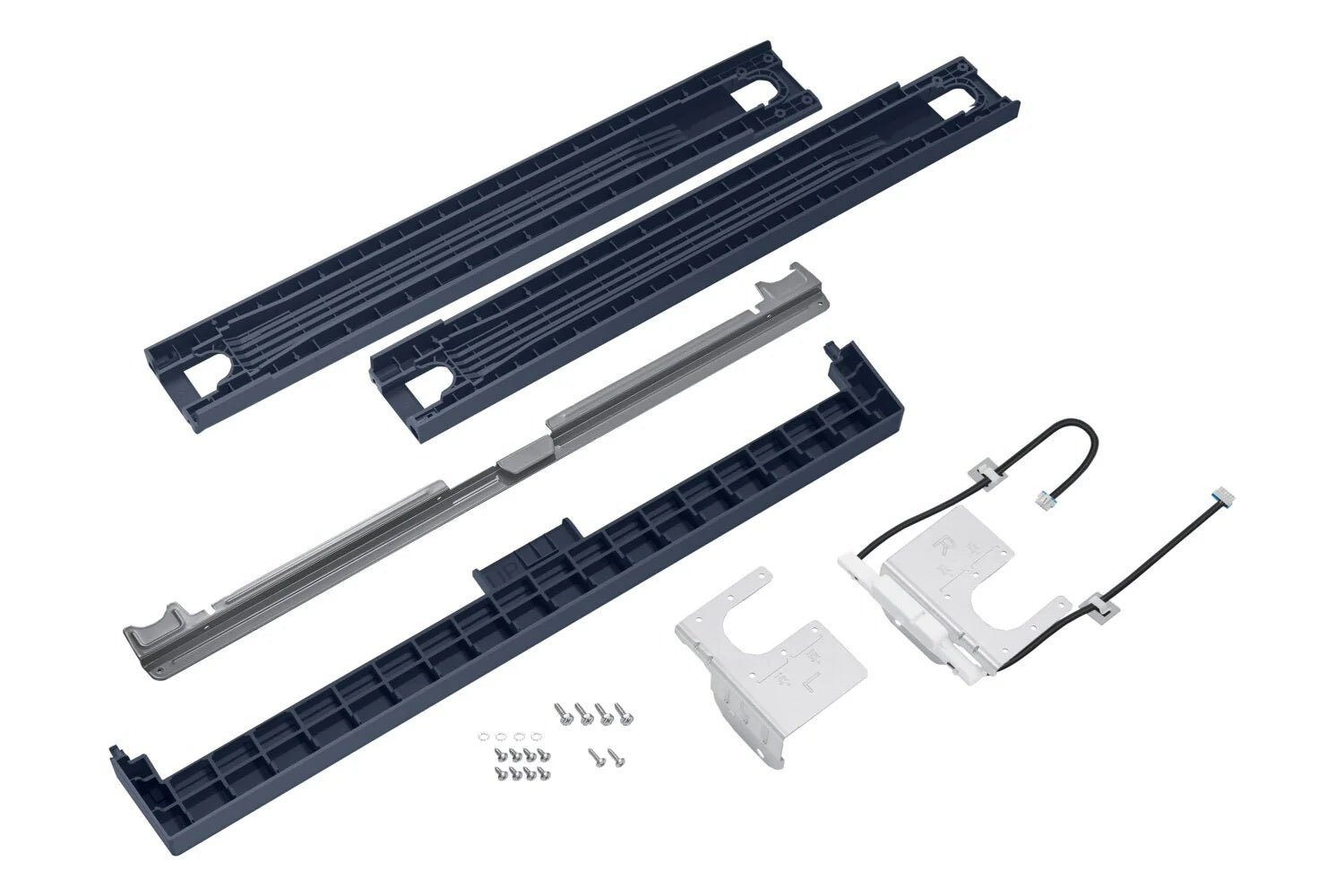 Samsung - Front-load Laundry Stacking Kit in Cloud Navy - SKK-9MCD