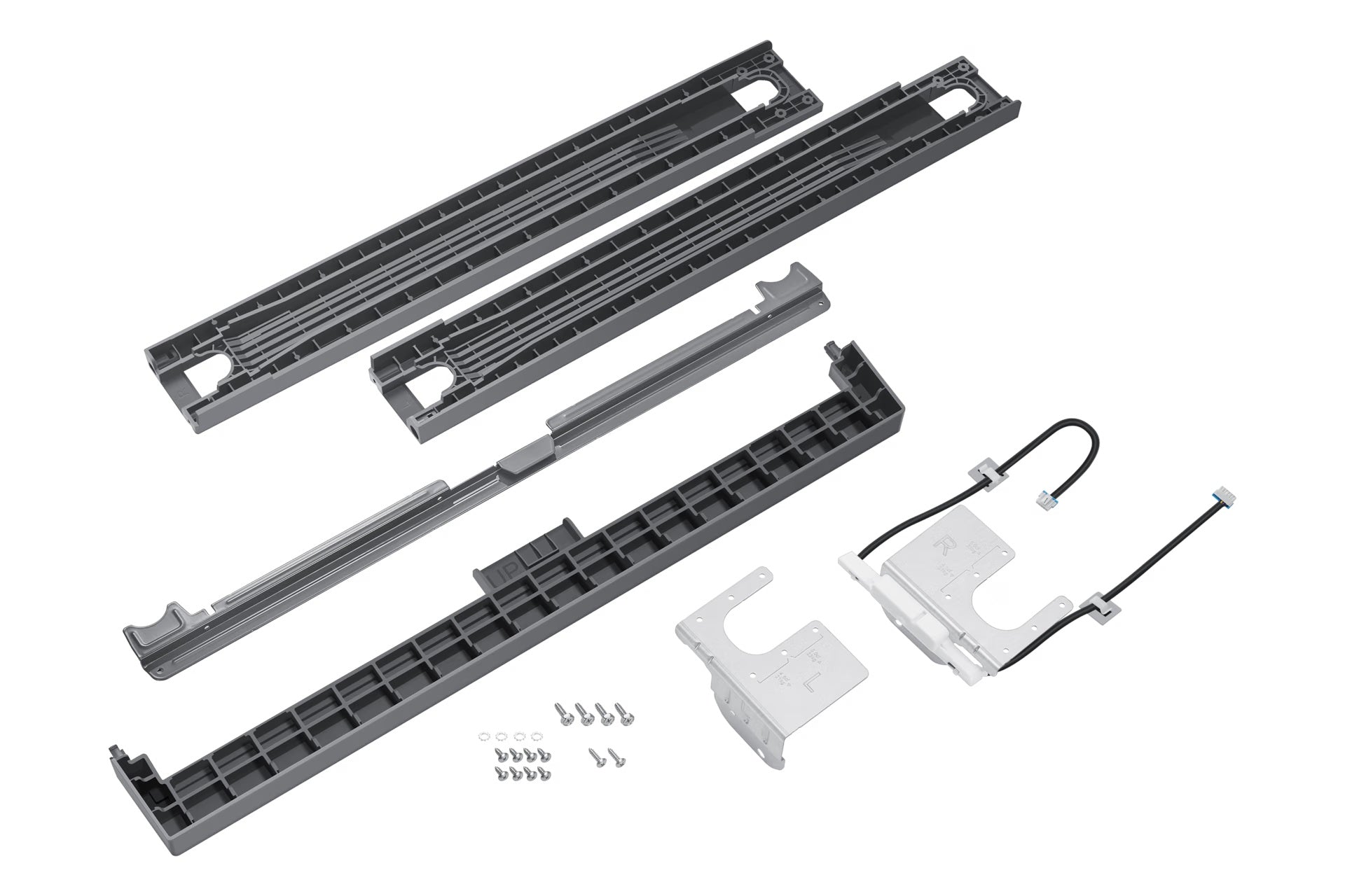 Samsung - Front-load Laundry Stacking Kit in Stainless - SKK-9MCT