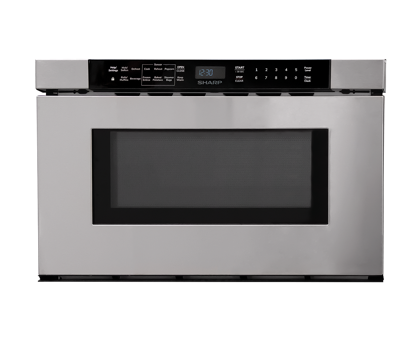 Sharp - 1.2 cu. Ft Built In Microwave in Stainless - SMD2443JSC