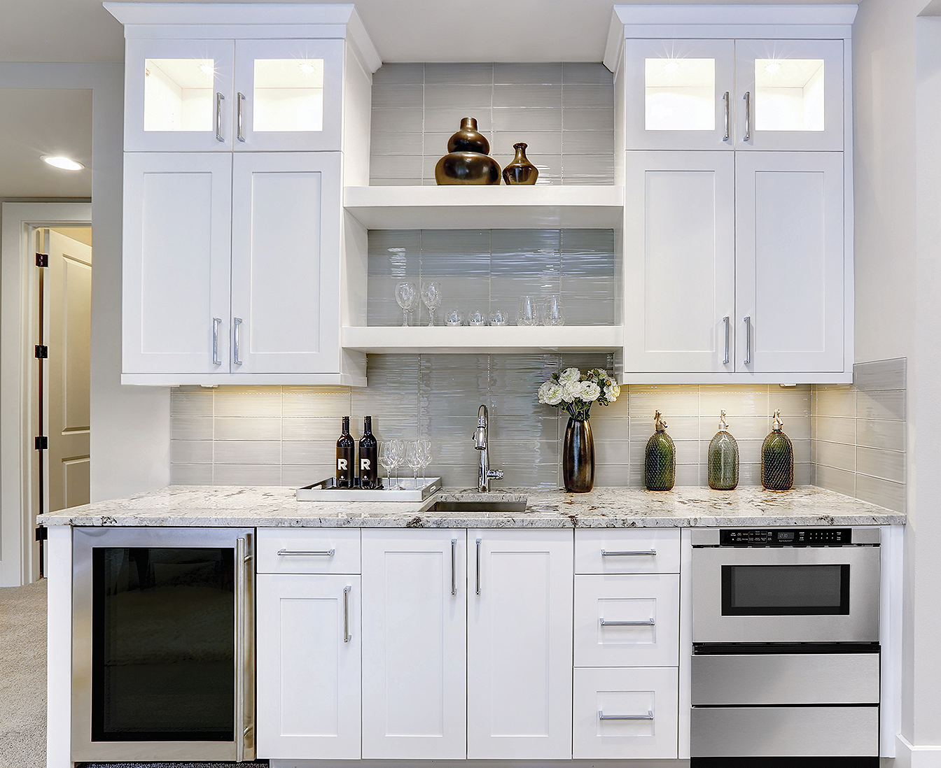 Sharp - 1.2 cu. Ft Built In Microwave in Stainless - SMD2443JSC