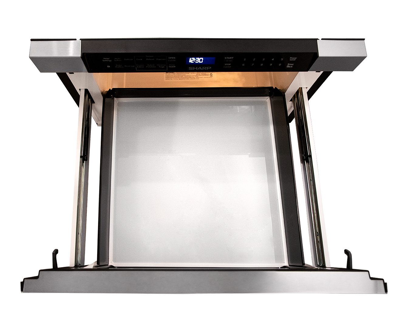 Sharp - 1.2 cu. Ft Built In Microwave in Stainless - SMD2443JSC