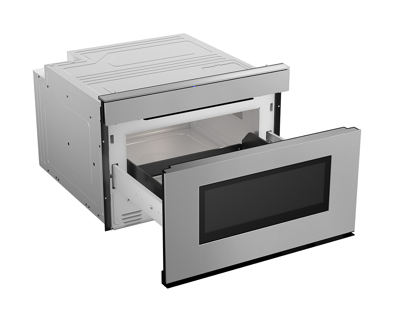 Sharp - 1.2 cu. Ft Built In Microwave in Stainless - SMD2479KSC