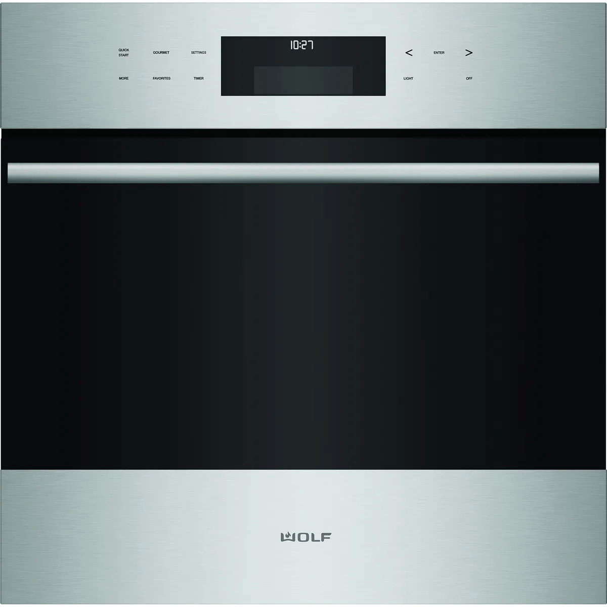 Wolf - 2.4 cu. ft Single Wall Oven in Stainless - SO24TE/S/TH
