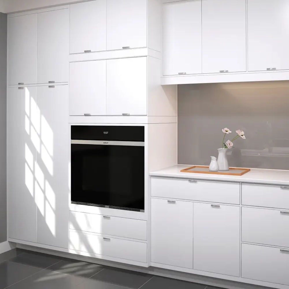 Wolf - 5.1 cu. ft Single Wall Oven in Black - SO3050CM/B