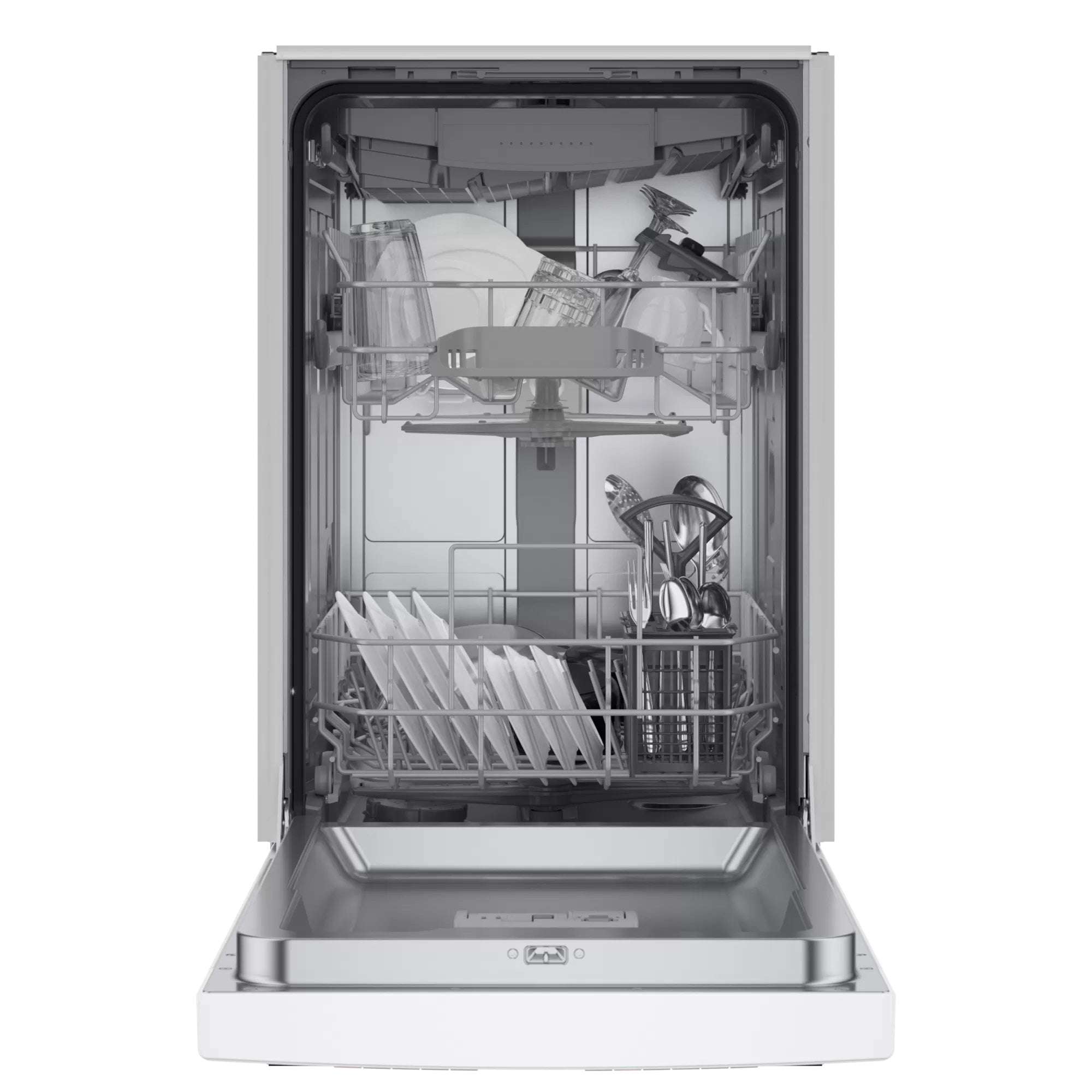 Bosch - 46 dBA Built In Dishwasher in White - SPE53C52UC